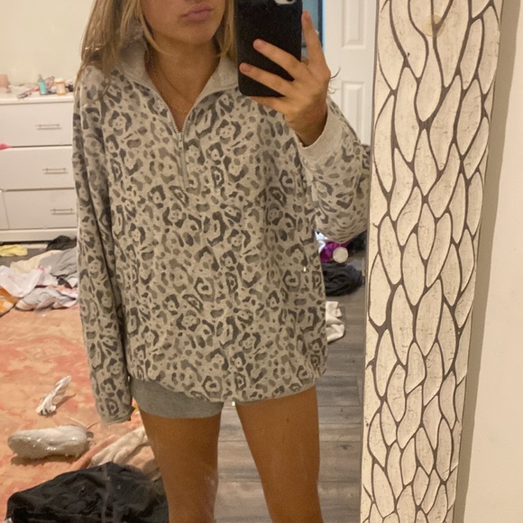 Aerie Oversized Half-Zip - Picture 3 of 4